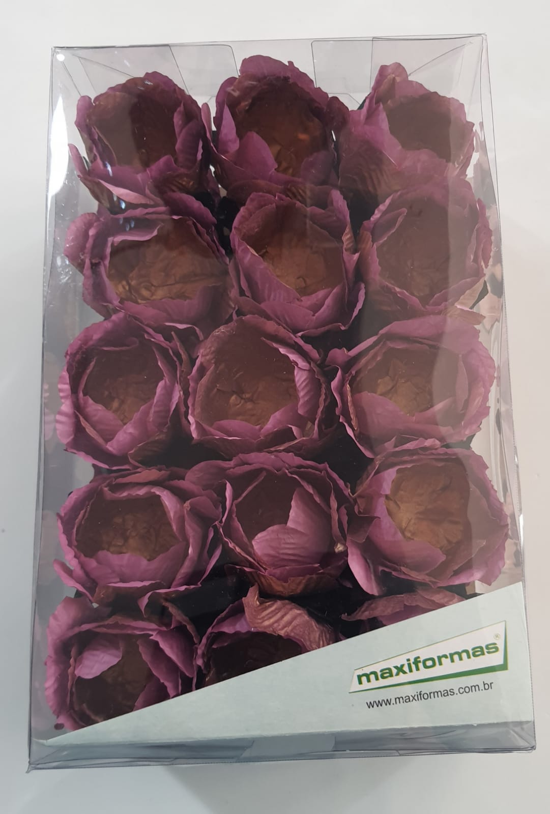 Forminha Decorativa La Fleur Papel Monol Rose 30 Unidades